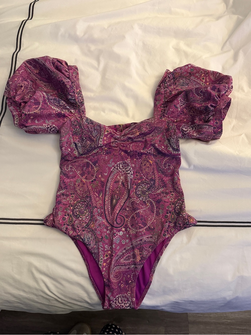 Cleobella Devi One Piece Caymen Paisley Pink, Size M NWT!
